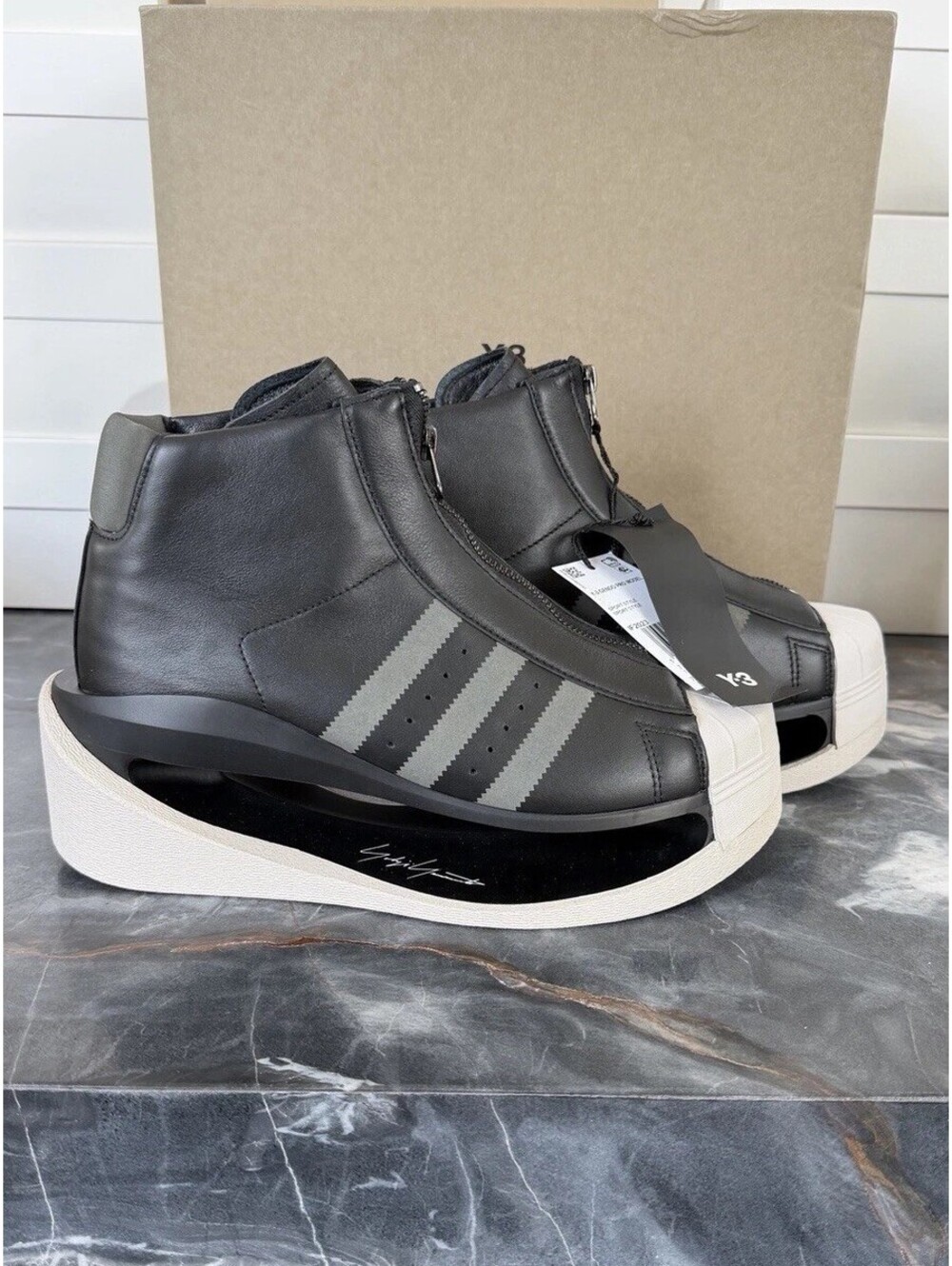 NIB Adidas Y-3 Gendo PRO Superstar Black/Cinder 7.5 Mens Womens Sneaker Shoe